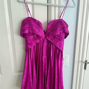 Acler Fuchsia Mini Dress